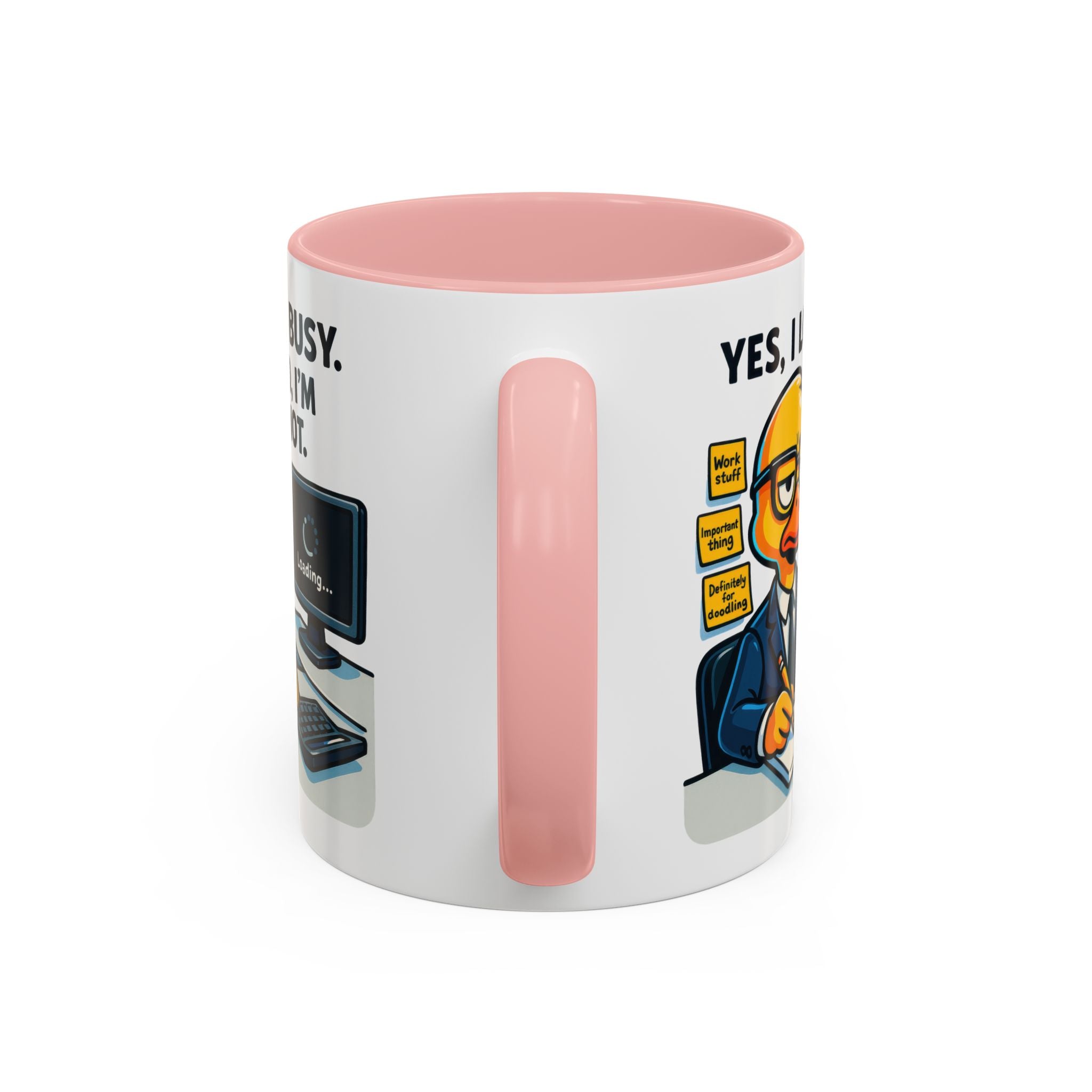 Funny Office Mug, Quirky Coffee Cup, Duck Humor Mug, Gift for Coworkers, Cute Desk Mug