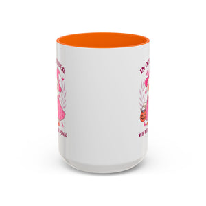 Halloween Breast Cancer Awareness Coffee Mug | October 2023 Gift, Pink Ribbon Mug, Spooky Coffee Cup, Cute Duck Mug, Fall Decor