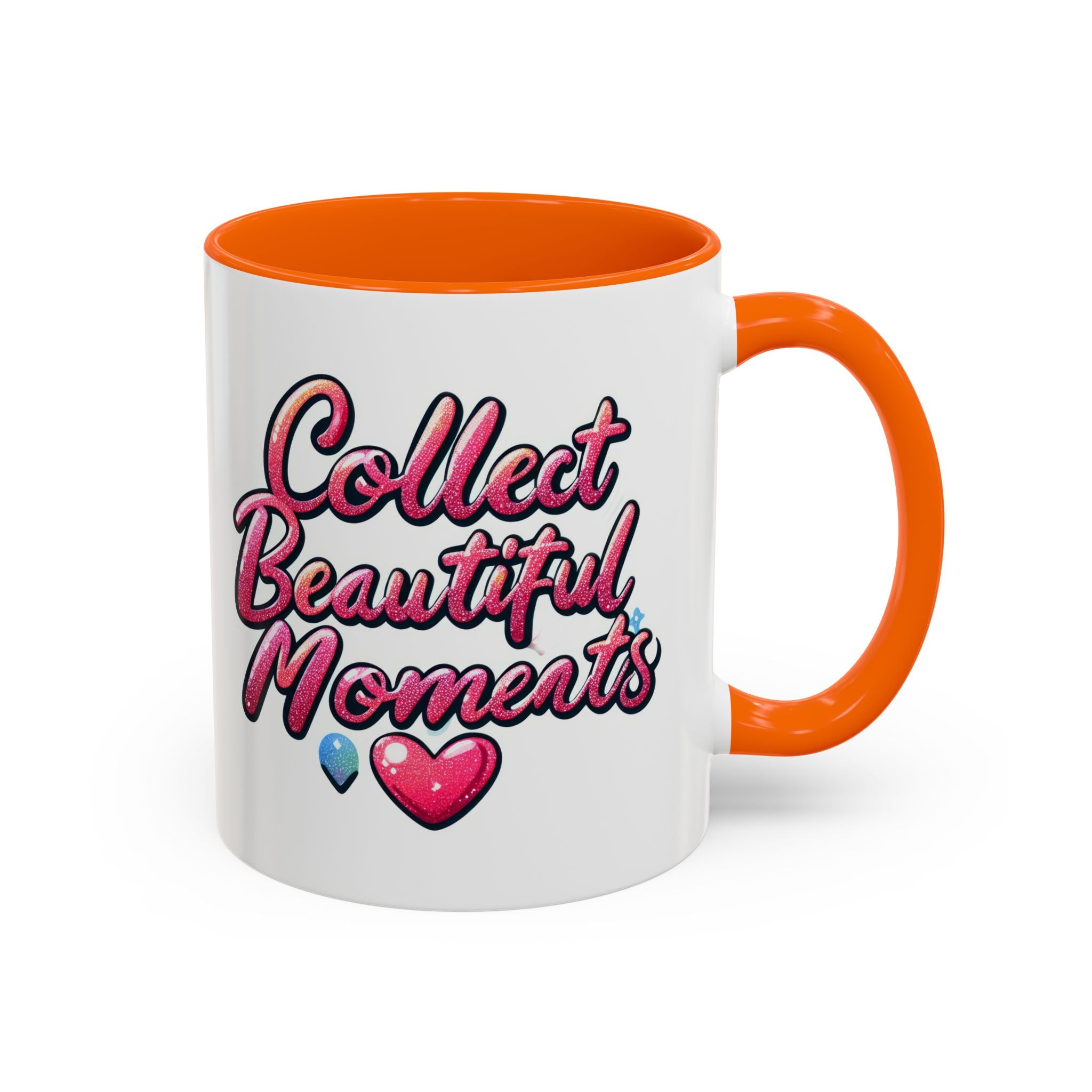 Collect Beautiful Moments Coffee Mug - 11oz & 15oz positive vibe love heart cup