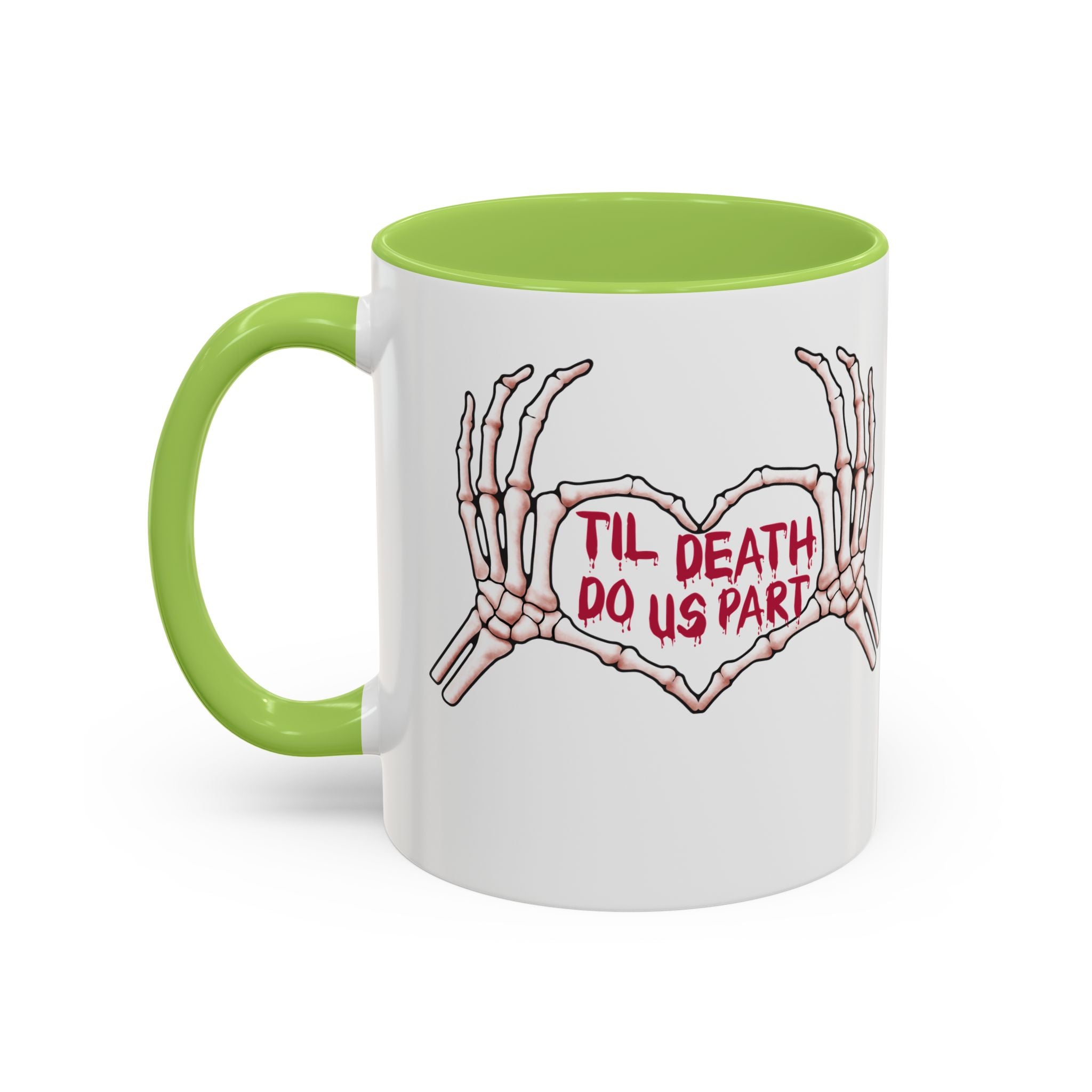 Til Death Do Us Part Skeleton Hands Coffee Mug