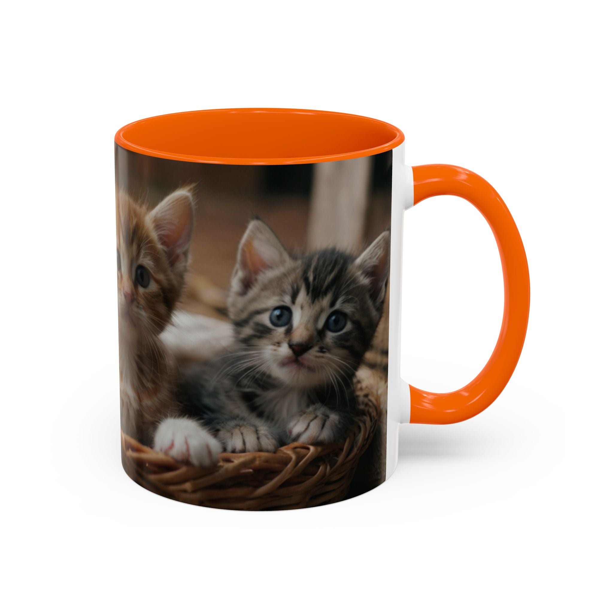 Cute Cat Accent Coffee Mug - 11oz & 15oz family of cats