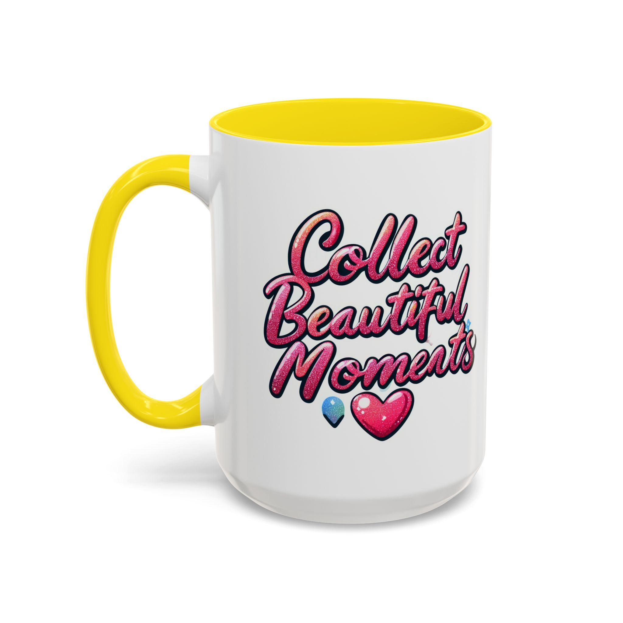 Collect Beautiful Moments Coffee Mug - 11oz & 15oz positive vibe love heart cup