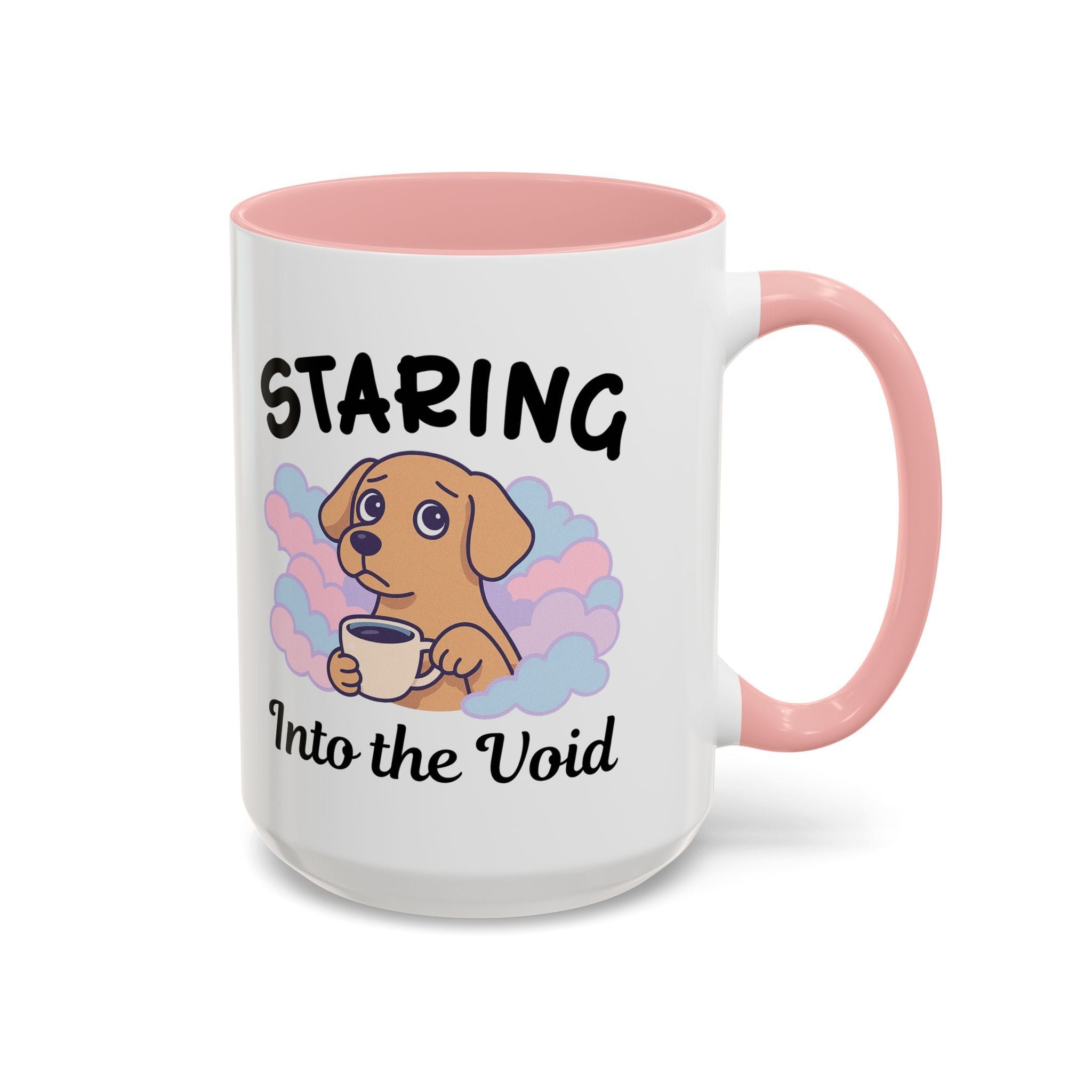 Cute Dog Coffee Mug for Animal Lovers, Staring Into the Void, Fun Gift for Pet Owners, Coffee Lovers, Cute Kitchen Decor