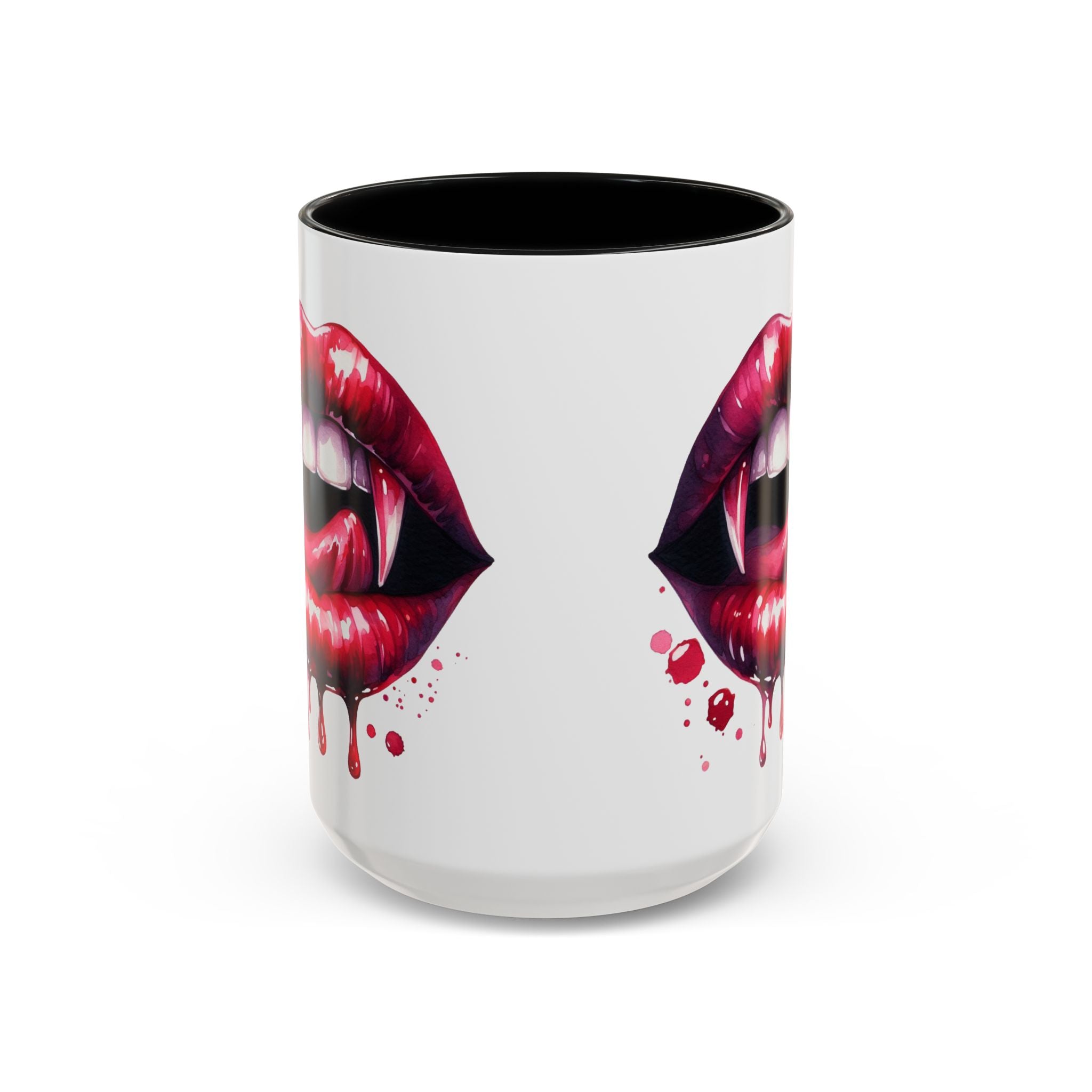 Gothic Vampire Teeth Coffee Mug – Perfect for Halloween, Spooky Occasions, Gift for Horror Lovers, Unique Accent Cup