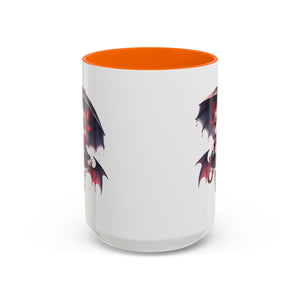 Gothic vampire girl  horror art Accent Coffee Mug (11, 15oz)