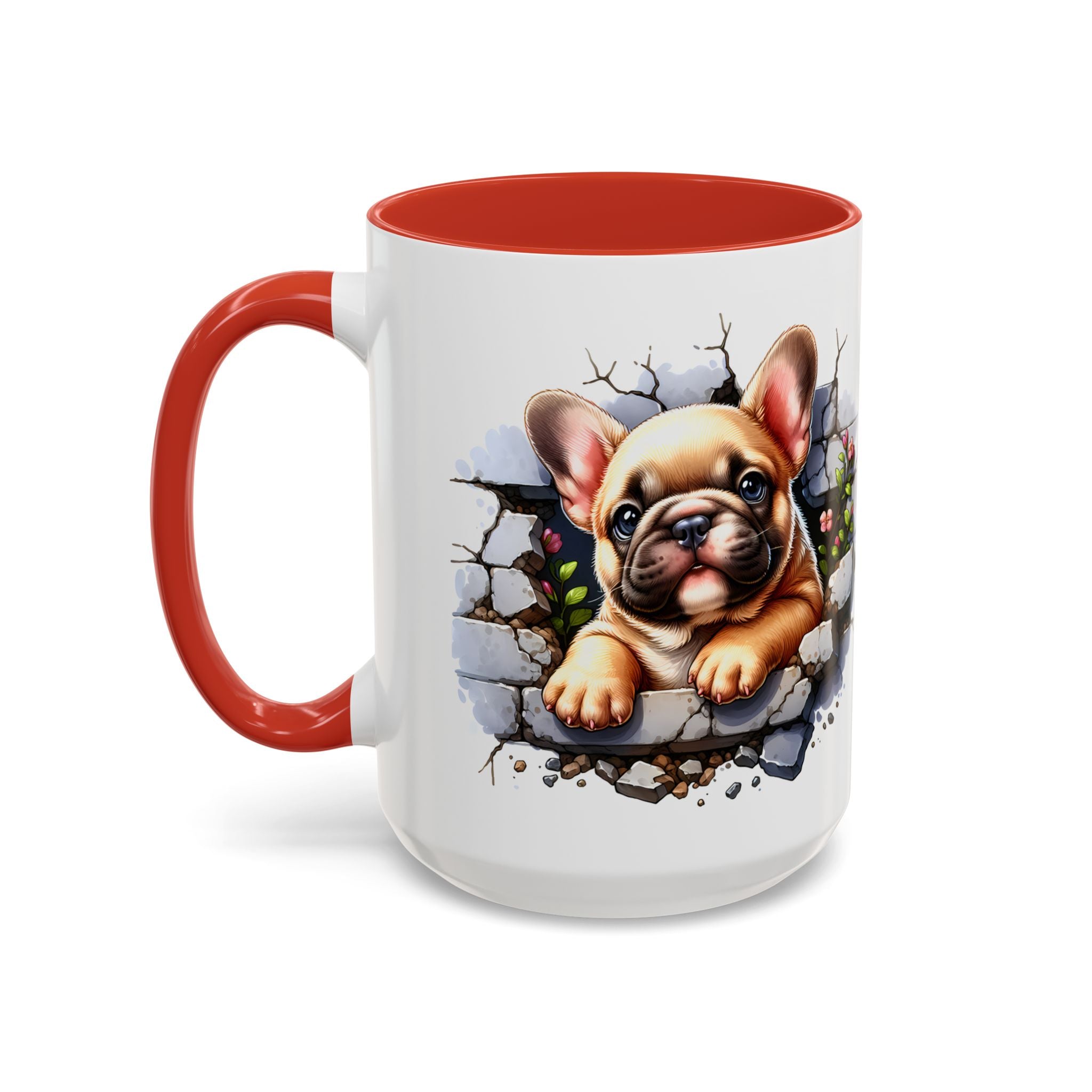 Charming Dog-Themed Coffee Mug, Perfect for Pet Lovers, Gift for Dog Owners, Cute French Bulldog Art, Ideal for Birthdays and Holidays