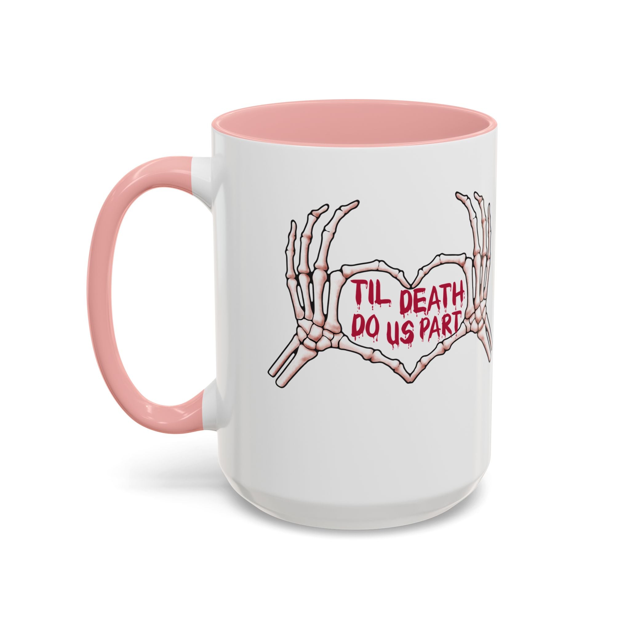 Til Death Do Us Part Skeleton Hands Coffee Mug