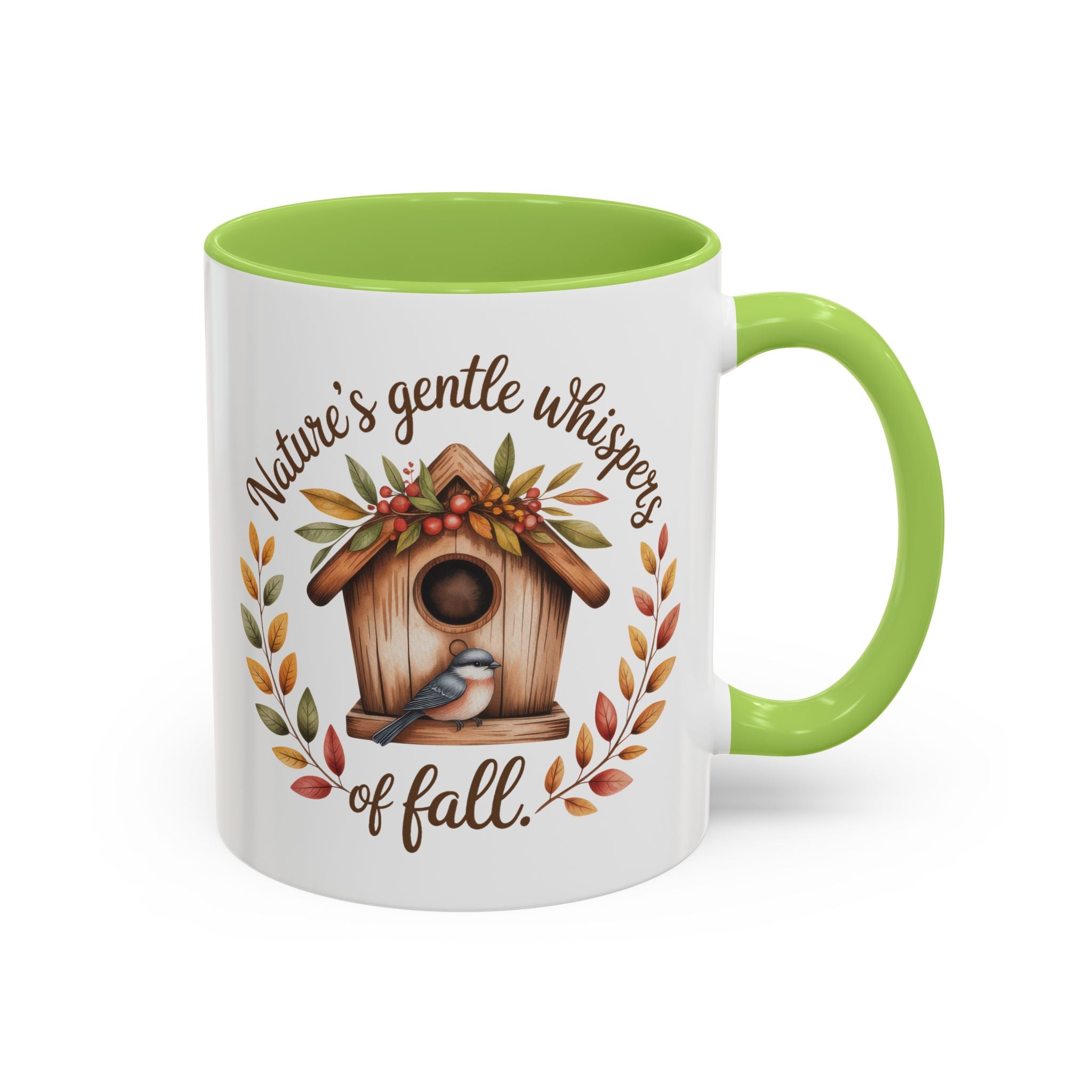 Nature's Gentle Whispers Fall Coffee Mug nature lovers cup