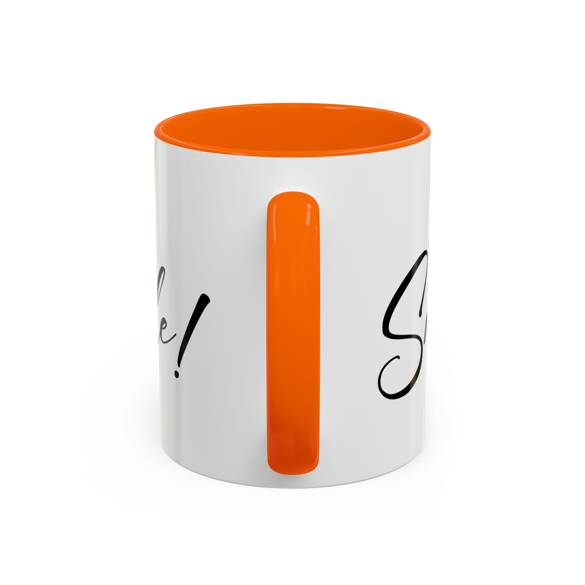 Inspirational Accent Coffee Mug - "You Make Me Smile!" - Perfect Gift for Friends & Family