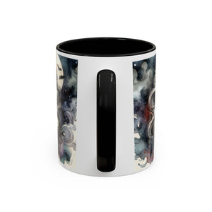 Gothic vampire Elegance Coffee Mug,  Halloween Decor, Dark Art Mug, Spooky Homeware