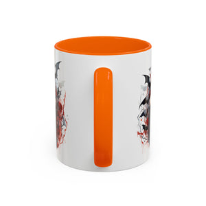 Gothic Coffee Mug, Dark Aesthetic Cup, Halloween Drinkware, Vampire Themed Gift, Horror Mug, Witchy Kitchen Decor