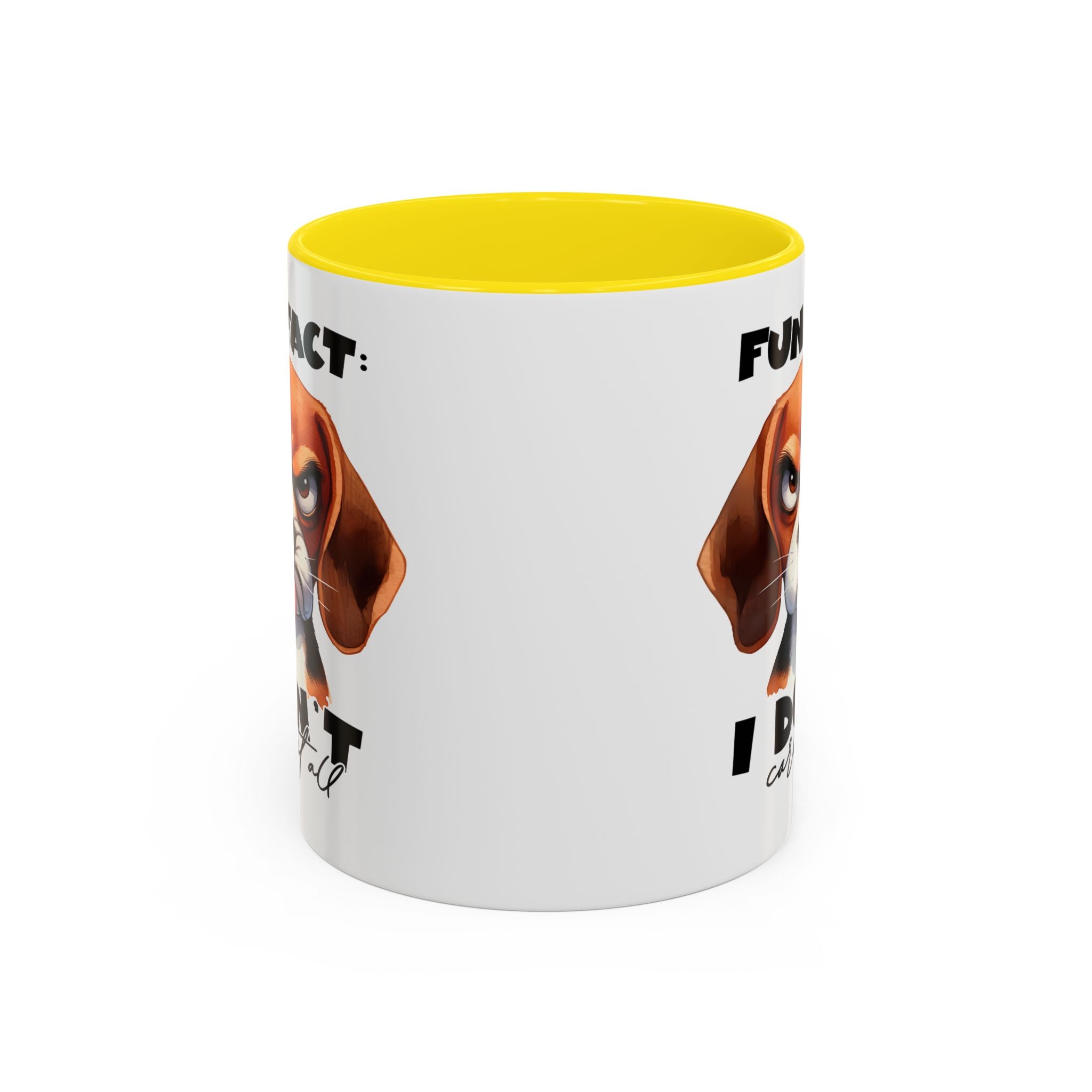 Funny Dog Accent Coffee Mug - Beagle Lover Gift, Pet Owner Present, Unique Animal Mug, Quirky Home Decor, Fun Fact Design