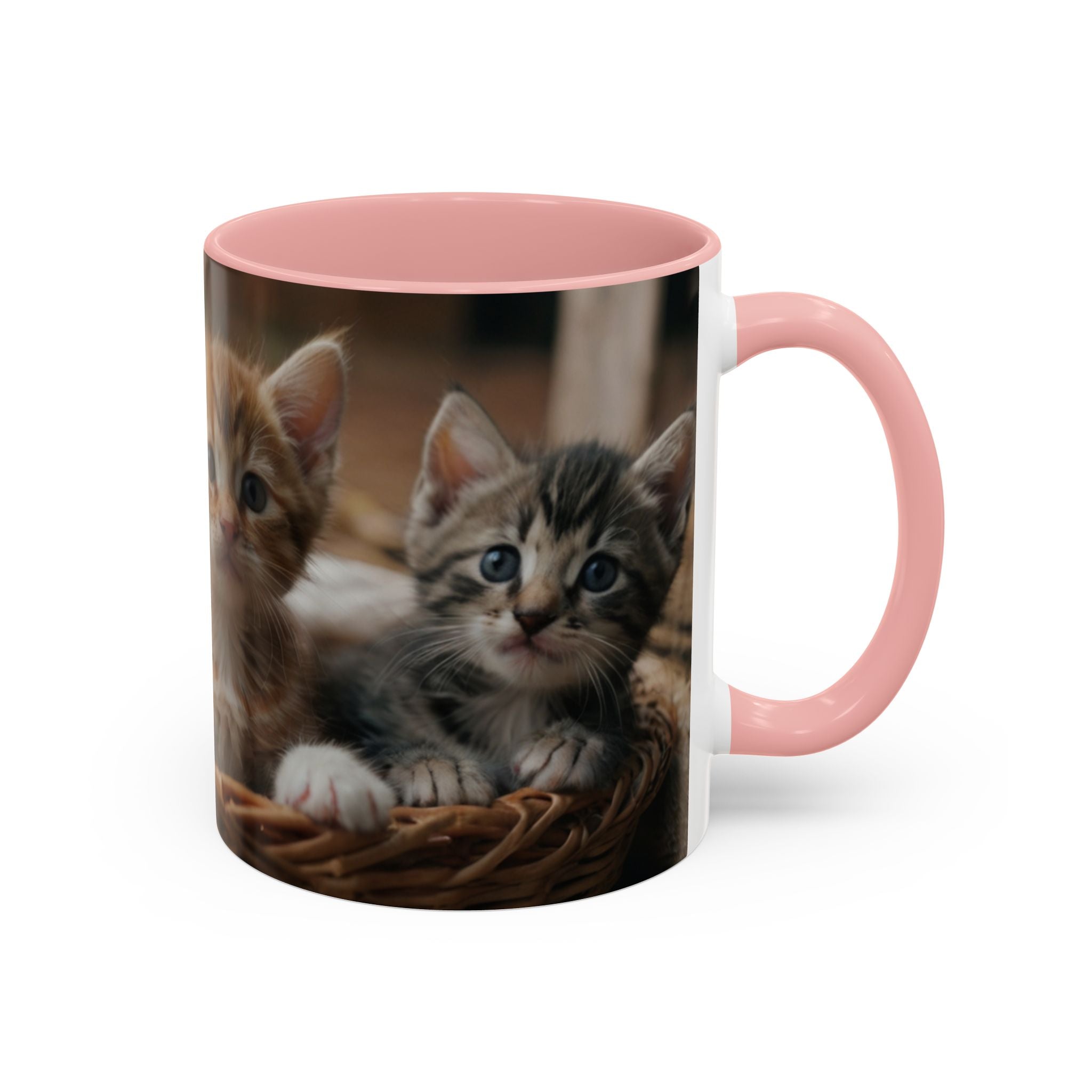 Cute Cat Accent Coffee Mug - 11oz & 15oz family of cats