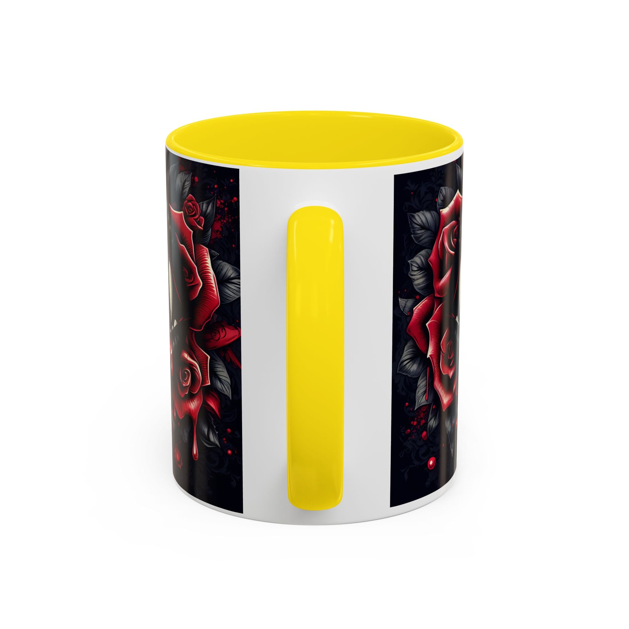 Gothic Vampire Rose Coffee Mug | Perfect for Halloween, Unique Gift, Dark Aesthetic, Gothic Decor, Horror Collectible
