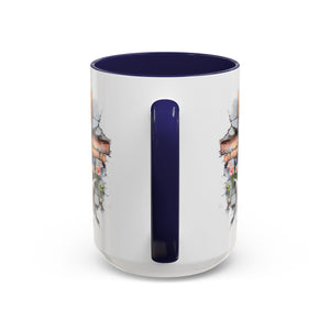 Cute Dog Peeking Coffee Mug, Pet Lover Gift, Yorkshire Terrier Mug, Animal Lover Coffee Cup, Dog-Themed Drinkware, Doggie Mug