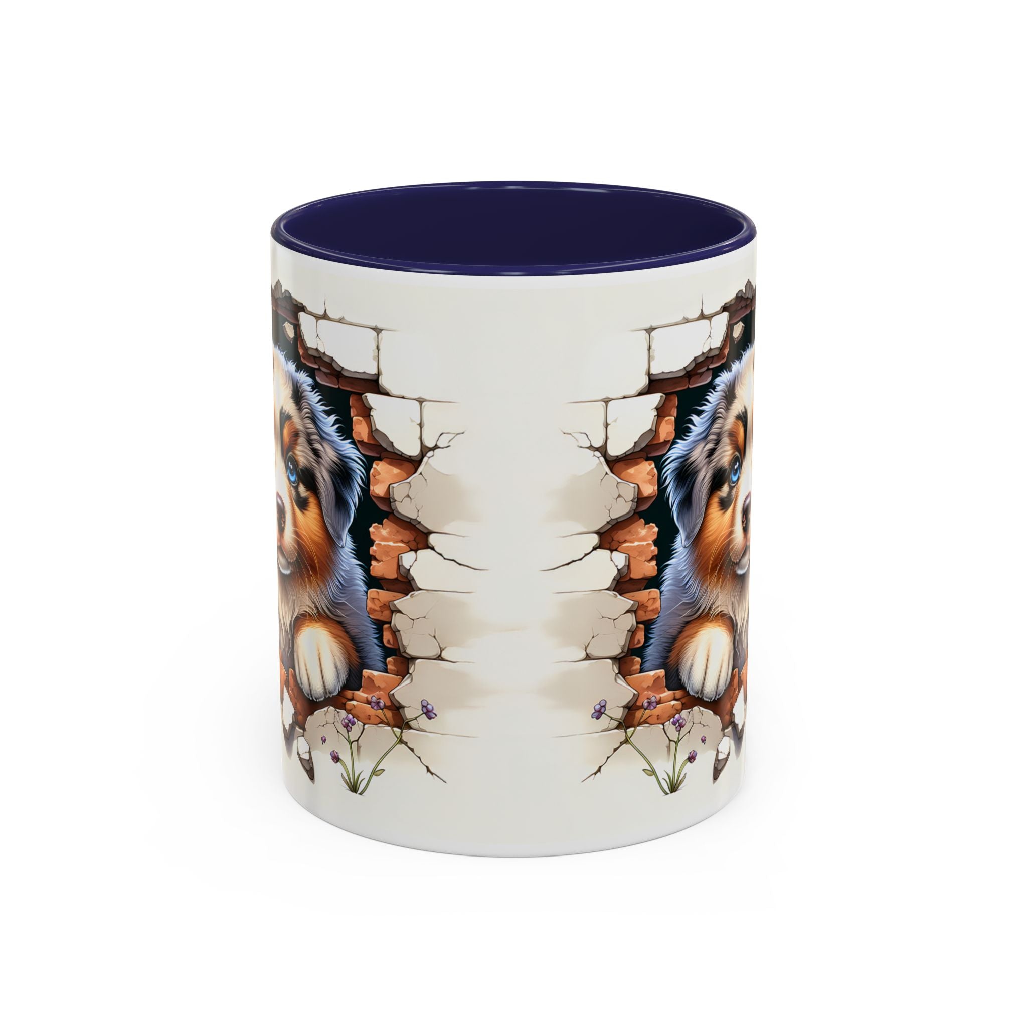 Cute Puppy Accent Coffee Mug - Perfect Gift for Dog Lovers, Unique Pet Lover Mug, Mother’s Day, Birthday, Home Decor