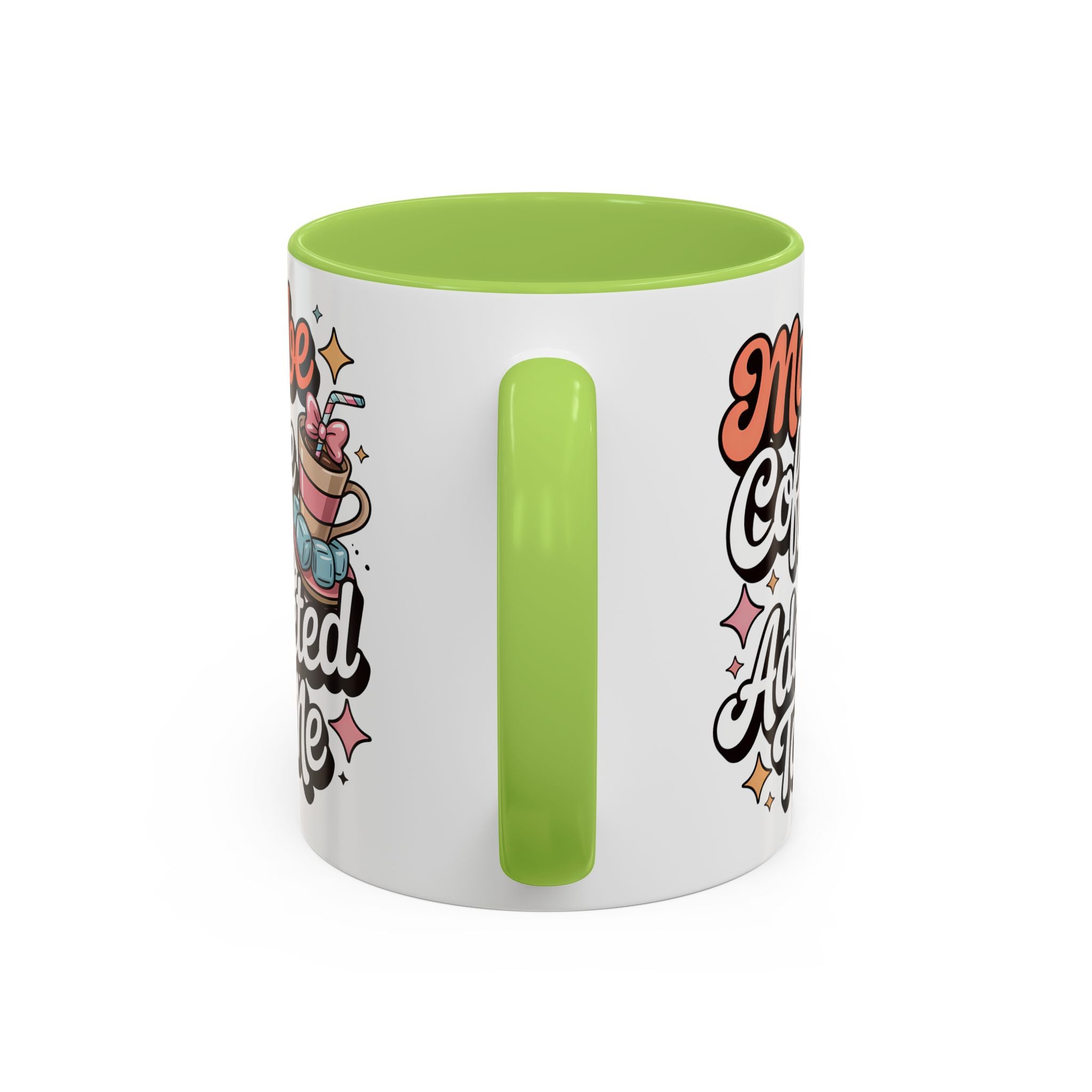 Coffee Addict Accent Mug - Fun Design for Coffee Lovers