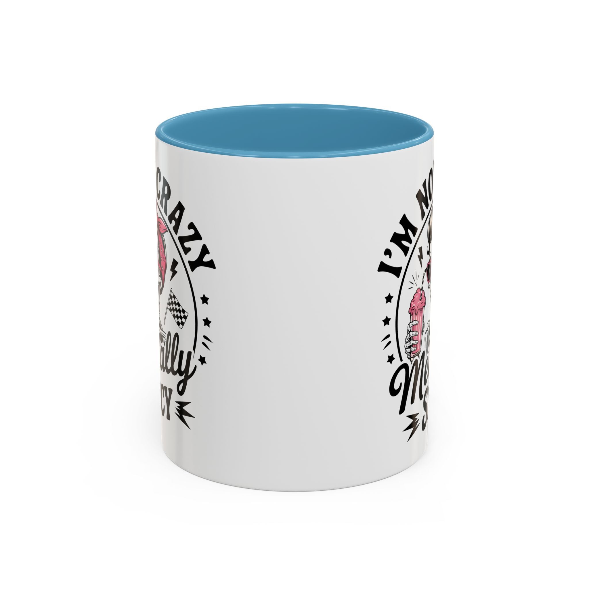 Mentally Spicy I'm not crazy Coffee Mug - Fun Quote for Coffee Lovers adult humor mental health