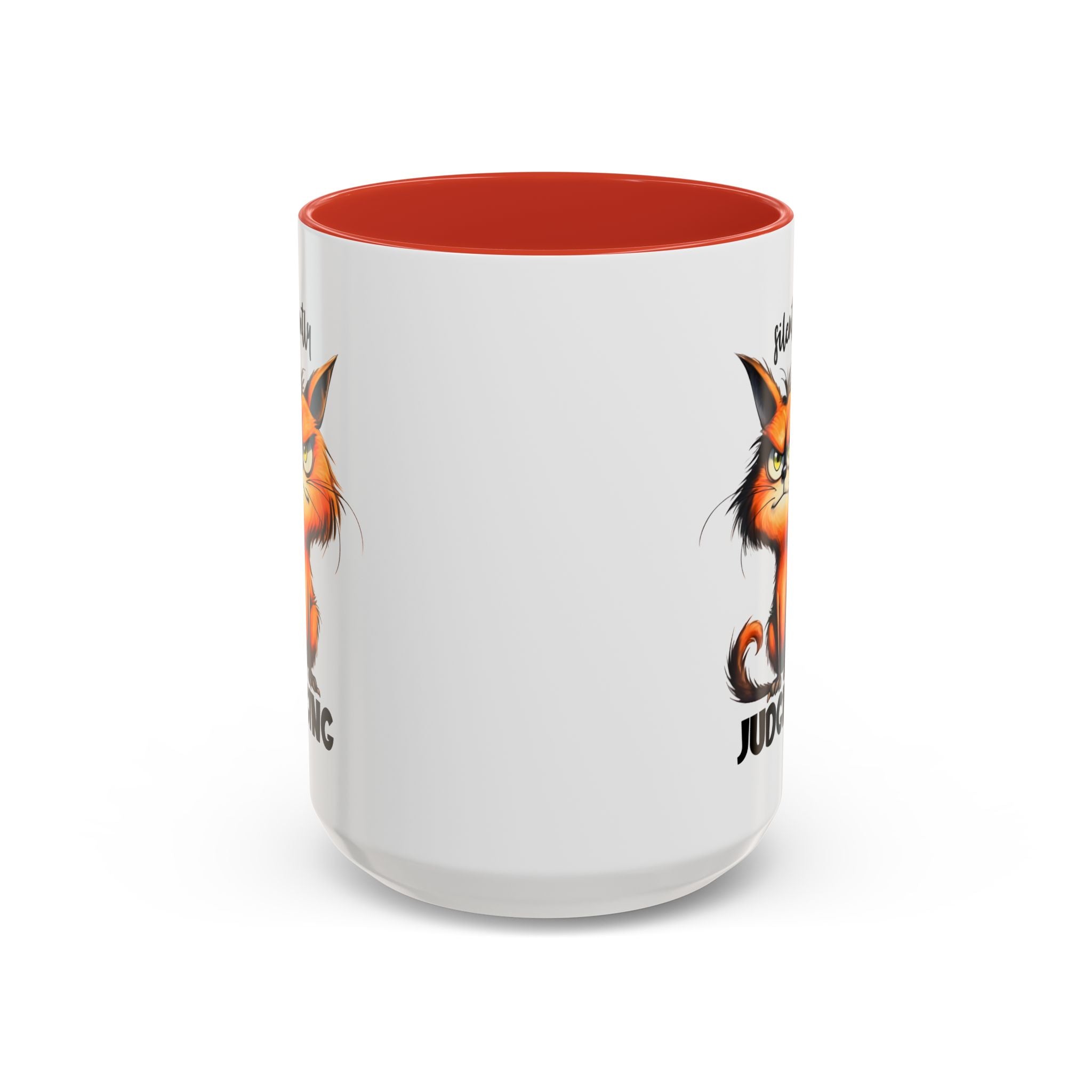 sarcasm attitude  Cat Coffee Mug - Just Judging - Perfect Gift for Cat Lovers, Pet Owners, Birthdays,  Funny Mug