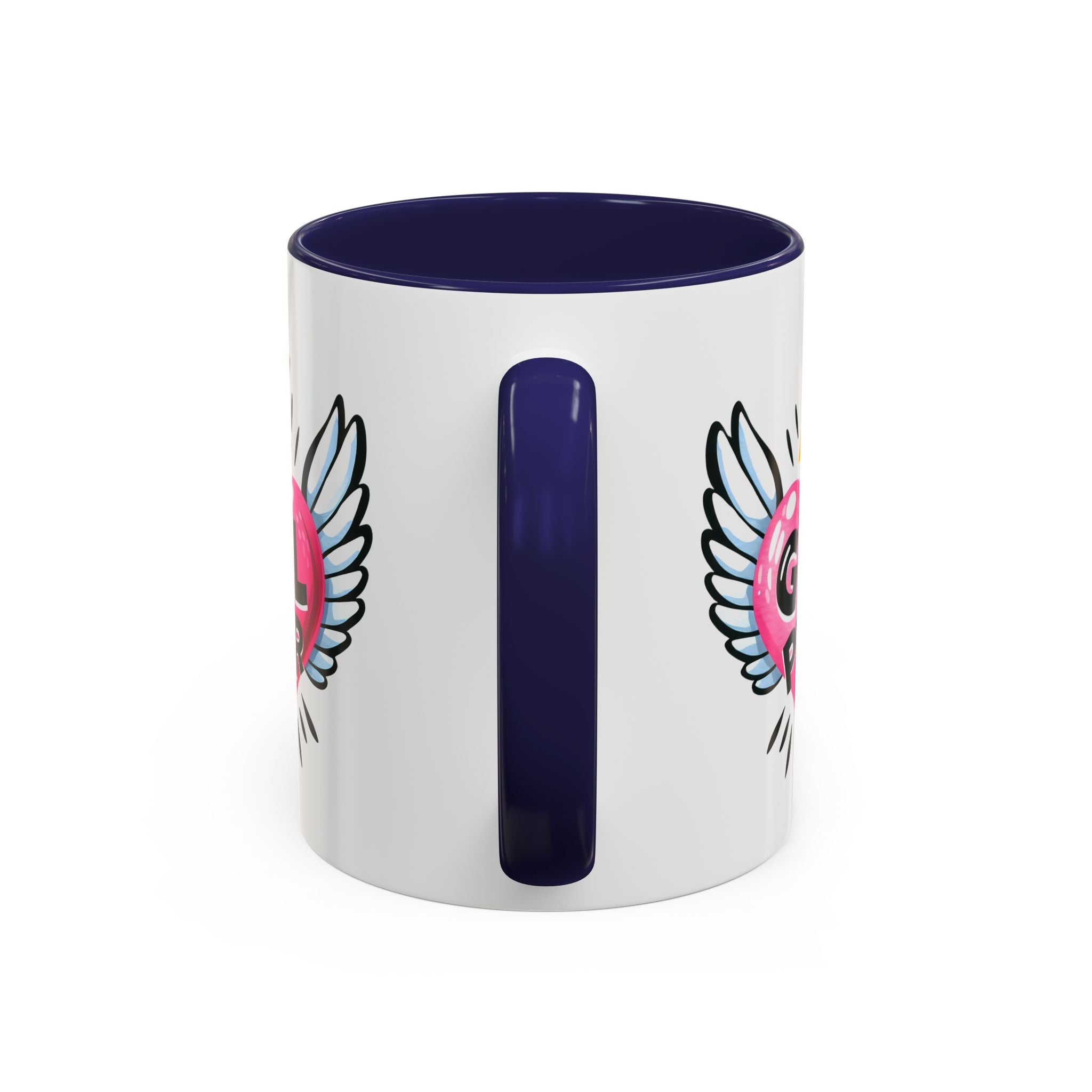 Empowering Heart Coffee Mug | Inspirational Gift for Women, GRL PWR Mug, Cute Kitchen Decor, Unique Friendship Gift, Motivational Coffee Cup