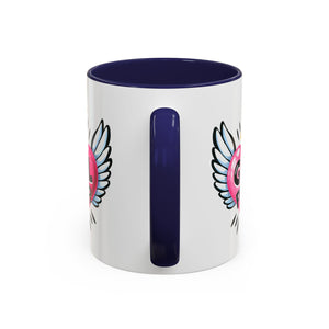 Empowering Heart Coffee Mug | Inspirational Gift for Women, GRL PWR Mug, Cute Kitchen Decor, Unique Friendship Gift, Motivational Coffee Cup