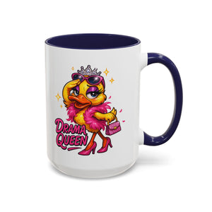 Drama Queen Coffee Mug, Funny Mug for Her, Gift for Drama Lovers, Sassy Office Mug, Unique Present for Birthdays