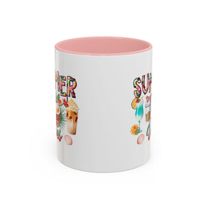 Summer Vibes Accent Coffee Mug - 11oz & 15oz - Perfect for Sunny Days & Celebrations