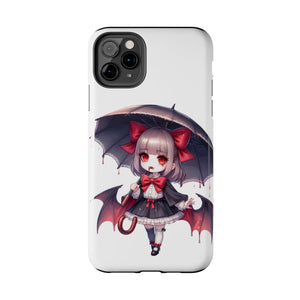 vampire girl horror art Tough Phone Cases