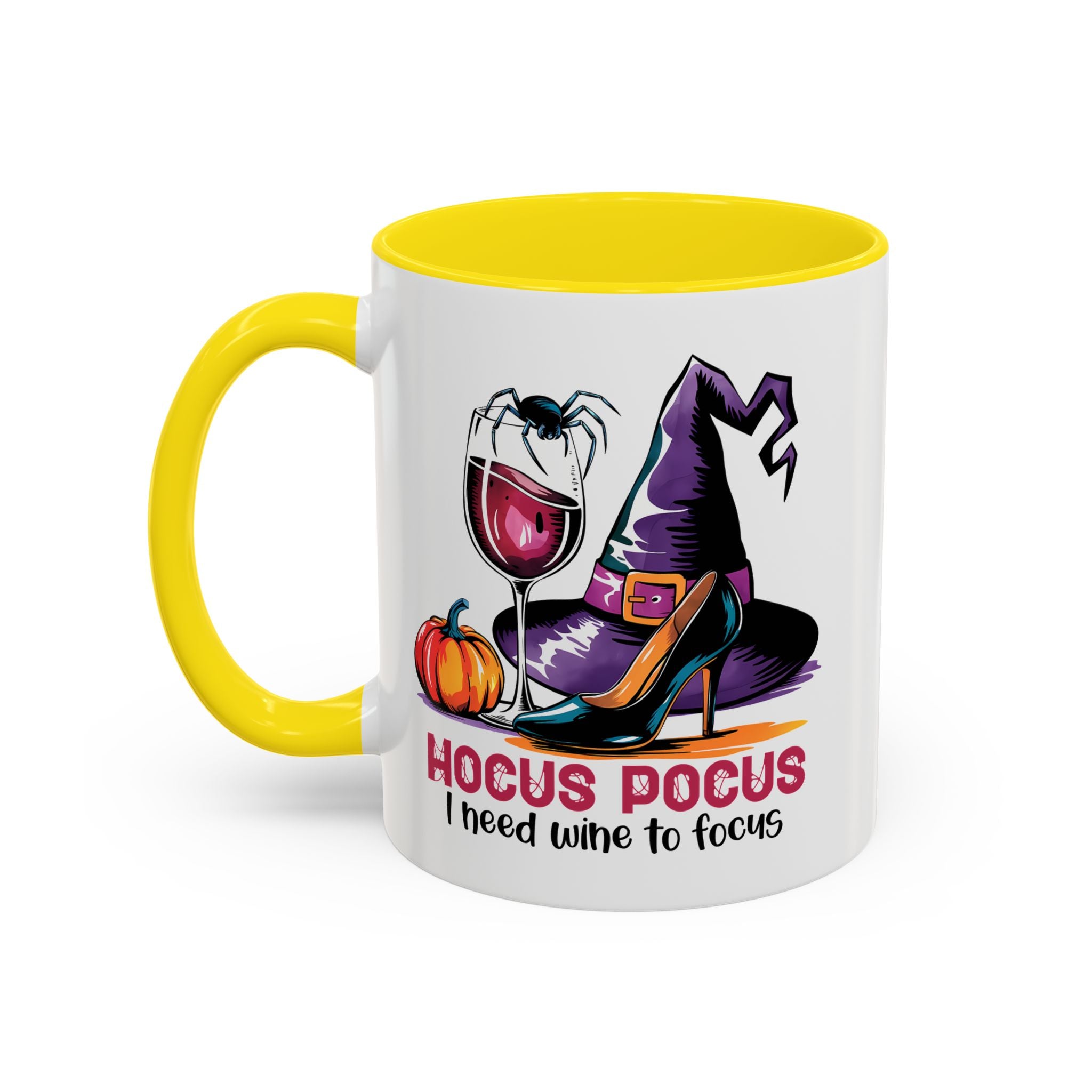 Spooky Witch Coffee Mug | Hocus Pocus Design, Unique Halloween Gift, Magic Brew Cup, Wine Lover's Mug, Cozy Autumn Decor
