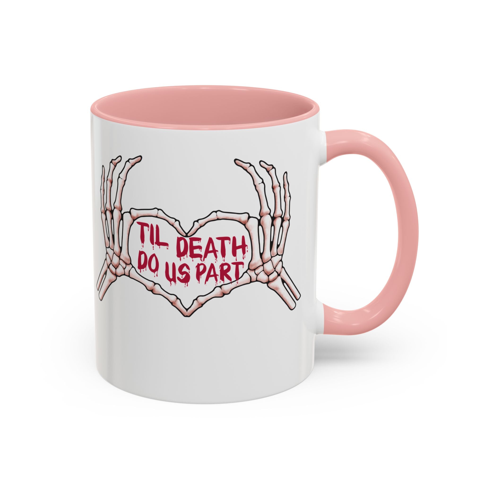 Til Death Do Us Part Skeleton Hands Coffee Mug