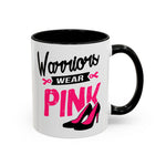 Breast Cancer Awareness Coffee Mug, Inspirational Gift, Warrior Mug, Pink Ribbon Awareness, Supportive Beverage Cup