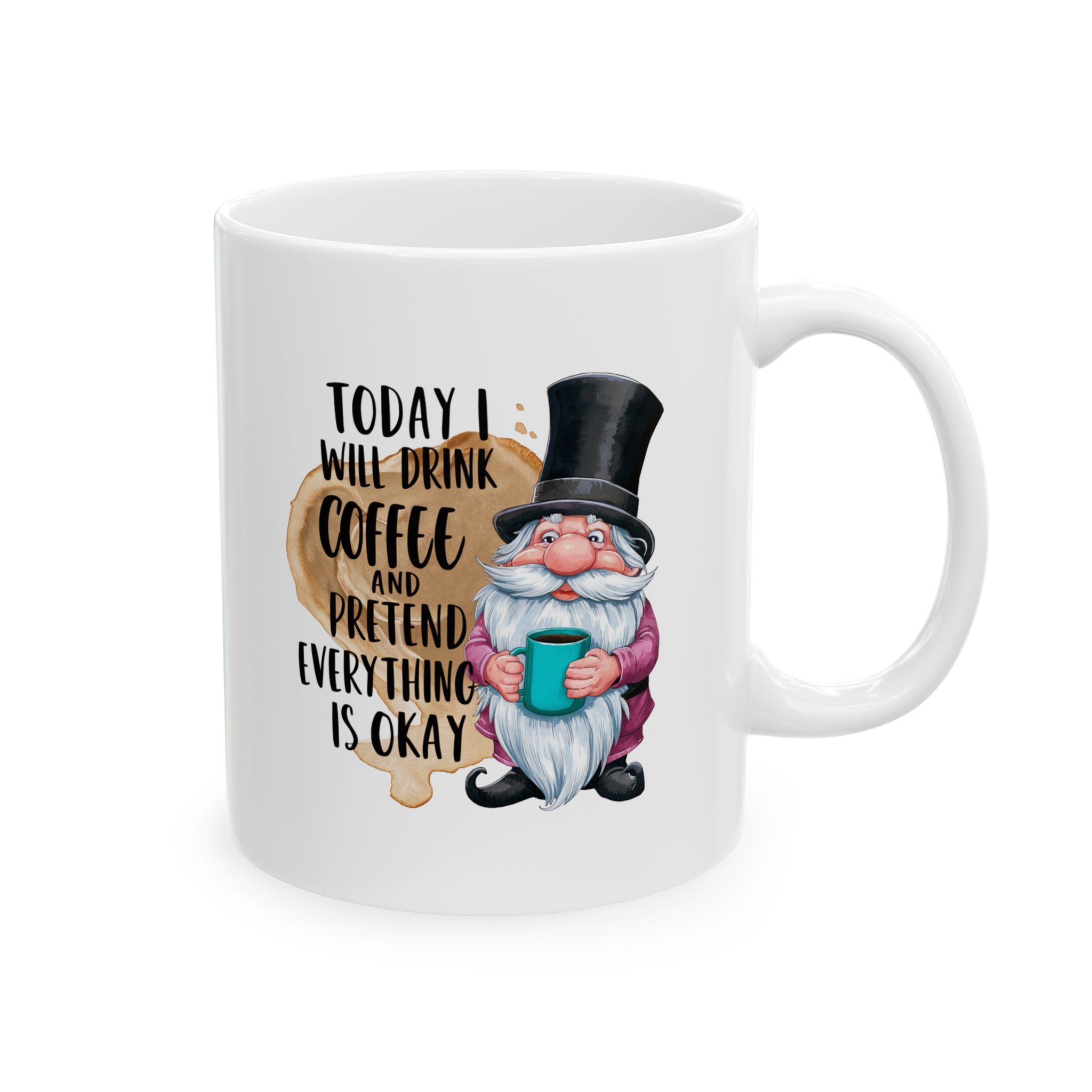 coffee Mug for Coffee Lovers, Fun Gift for Holidays, Unique Tea Cup, Seasonal Decor