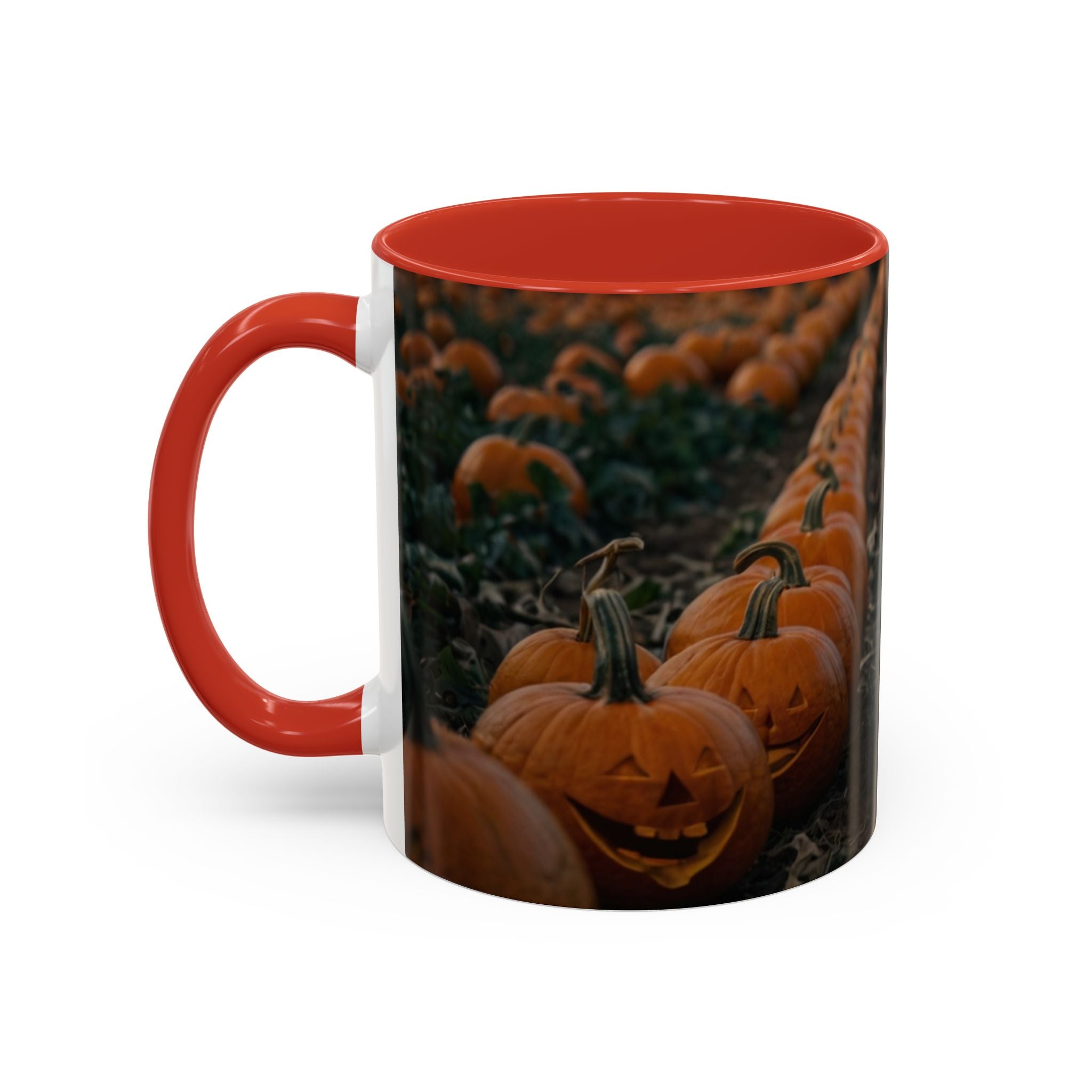 Halloween Black Cat Pumpkin Coffee Mug spooky magical