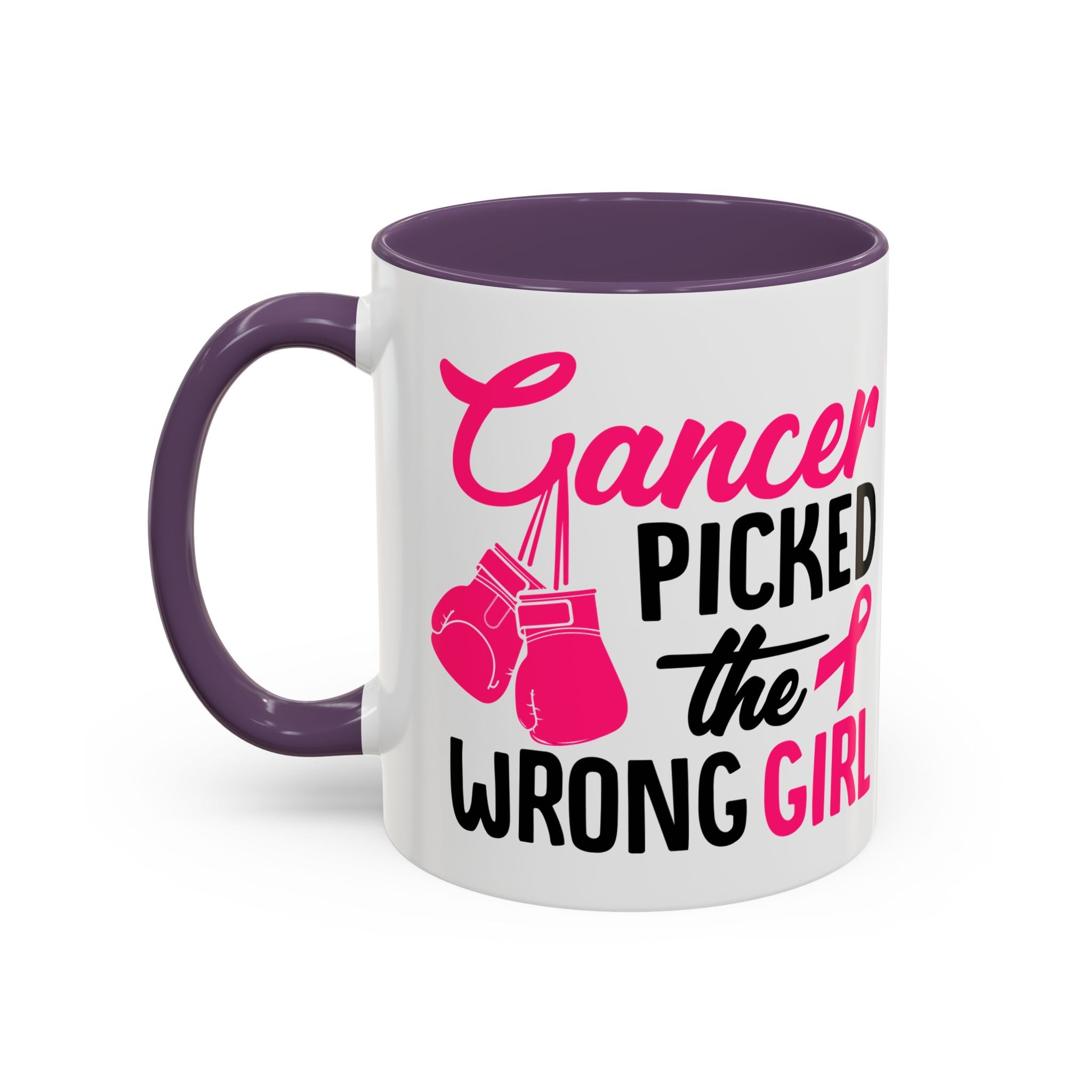 Empowering Cancer Warrior Mug, Coffee Cup for Fighters, Supportive Gift for Cancer Survivors, Inspiration for Awareness Events, [...]