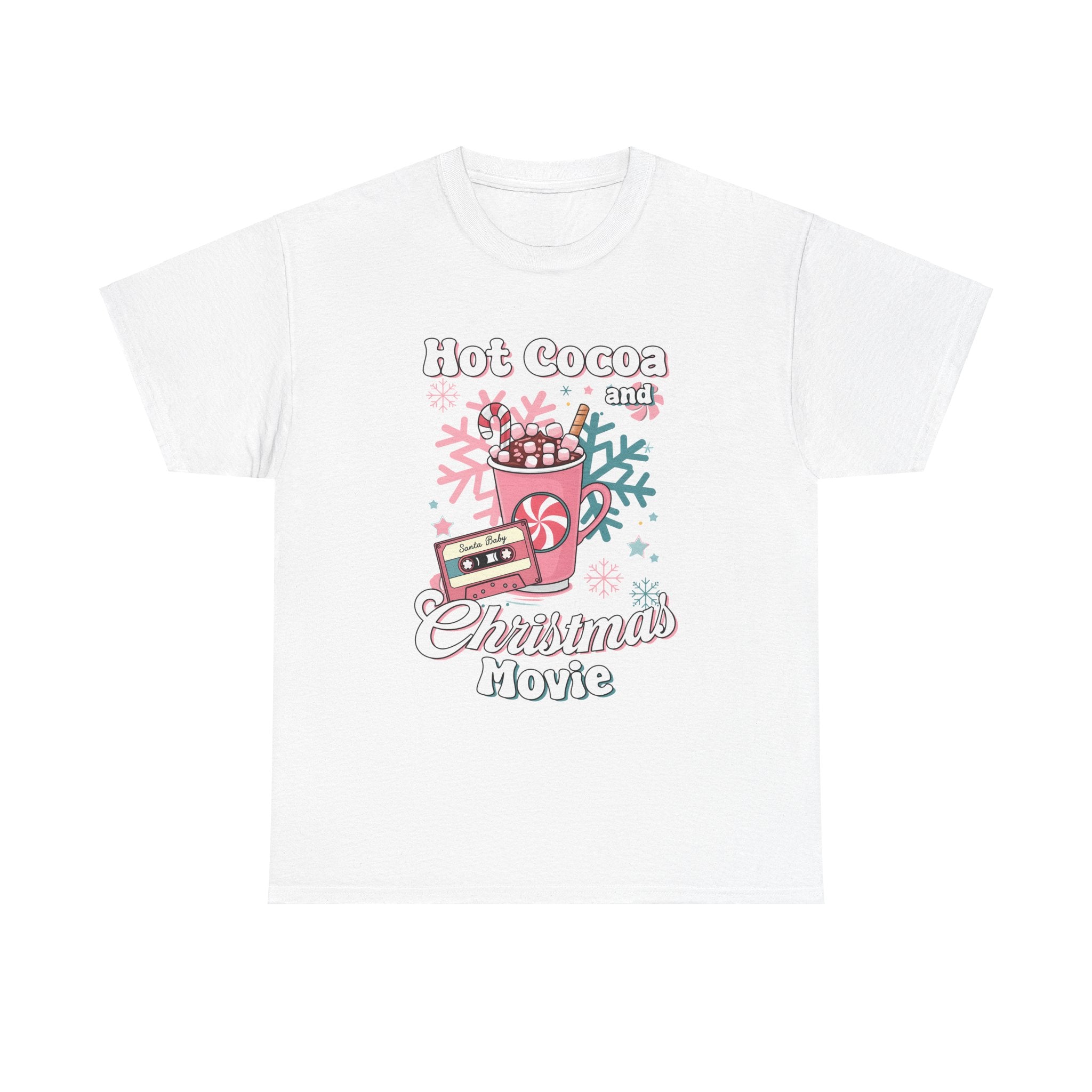 hot cocoa and christmas movie Unisex Heavy Cotton Tee