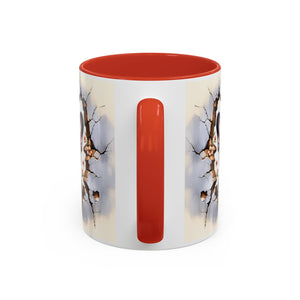 Cute French Bulldog Accent Coffee Mug, Pet Lover Gift, Dog Lover Mug, Home Office Coffee Cup, Unique Animal Print Mug