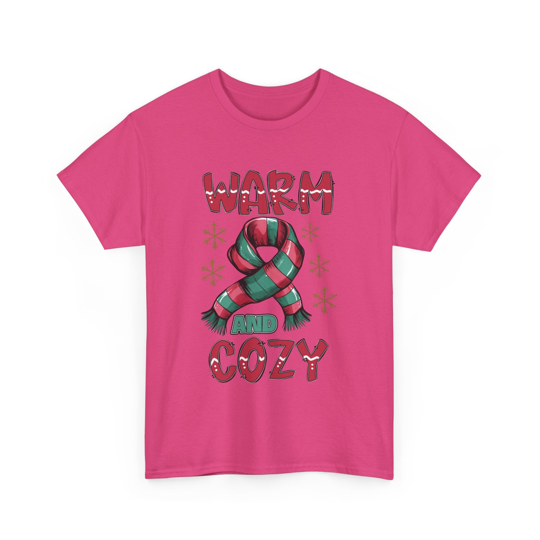 christmas warm and cozy Unisex Heavy Cotton Tee men women