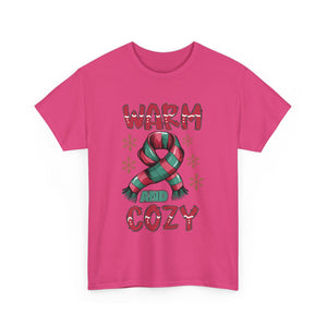 christmas warm and cozy Unisex Heavy Cotton Tee men women