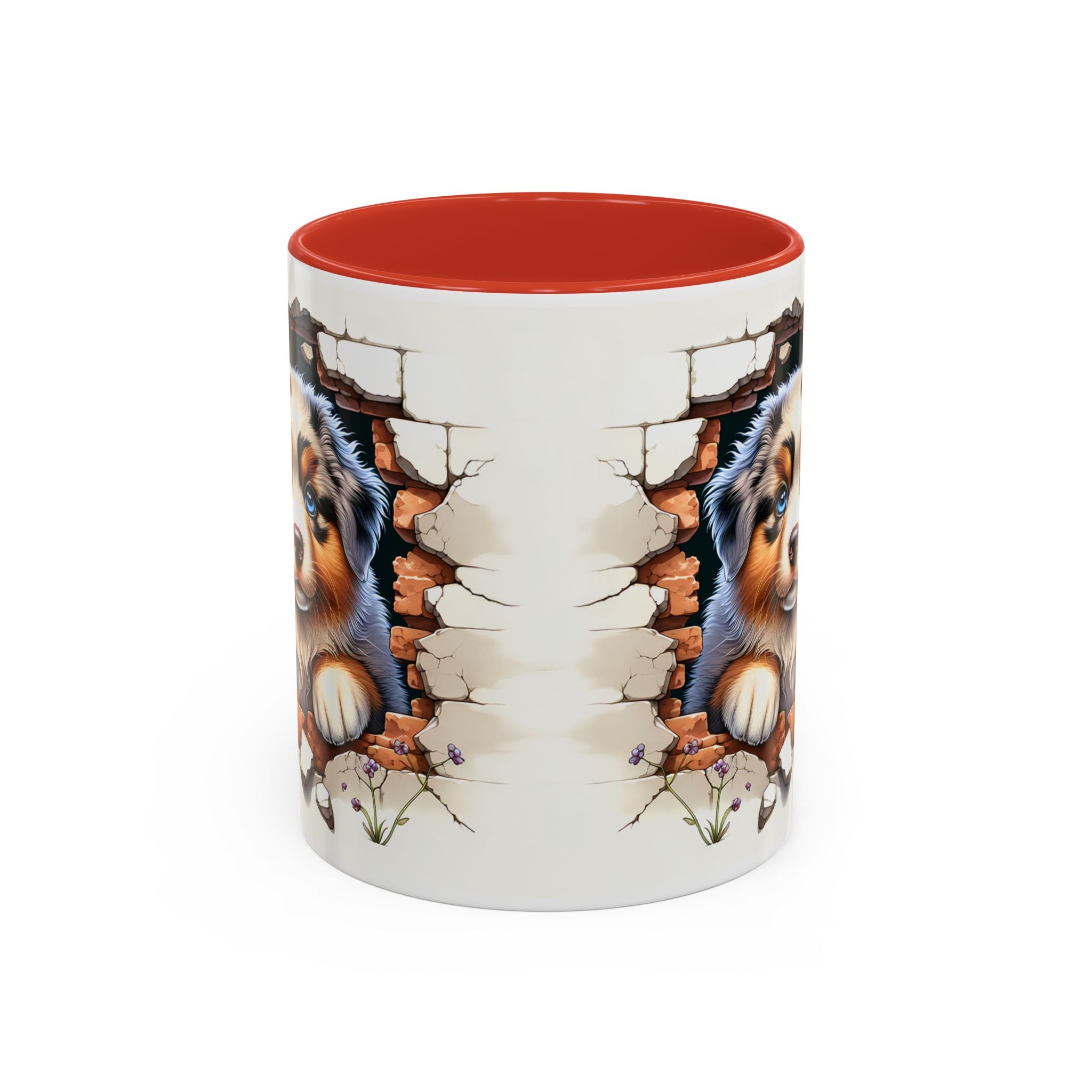 Cute Puppy Accent Coffee Mug - Perfect Gift for Dog Lovers, Unique Pet Lover Mug, Mother’s Day, Birthday, Home Decor