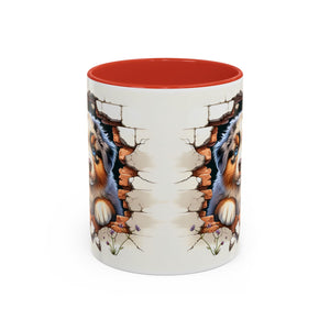Cute Puppy Accent Coffee Mug - Perfect Gift for Dog Lovers, Unique Pet Lover Mug, Mother’s Day, Birthday, Home Decor