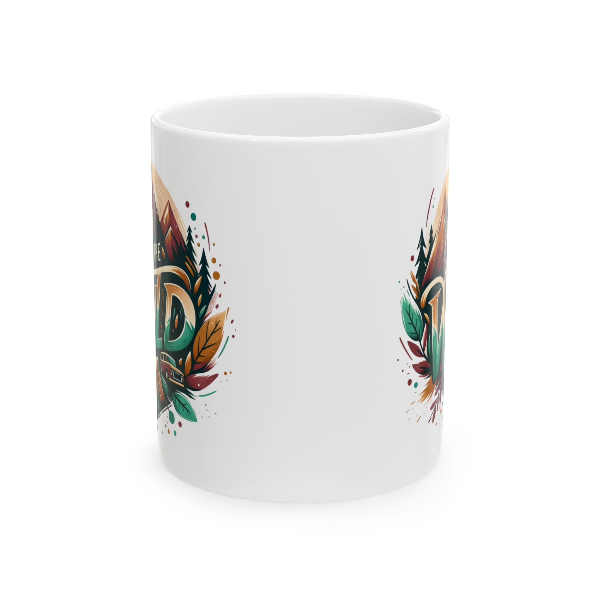 camping Themed coffee Mug, Coffee Cup, Tea Mug, Gift for Her, Home Decor, Kitchen Accessories, Rustic Style, Nature Lover's Mug