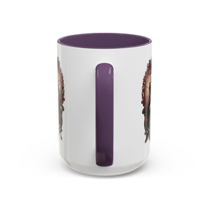 Gothic Elegance Coffee Mug - Unique Black Accent Mug for Witchy Vibes, Perfect Gift for Halloween, Goth Decor, Coffee Lovers, & Spooky