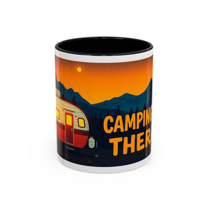 Camping Therapy Mug - Adventure Lover's Coffee Cup, Gift for Campers, Hiking Drinkware, Outdoorsy Coffee Mug, Nature Lover's Cup