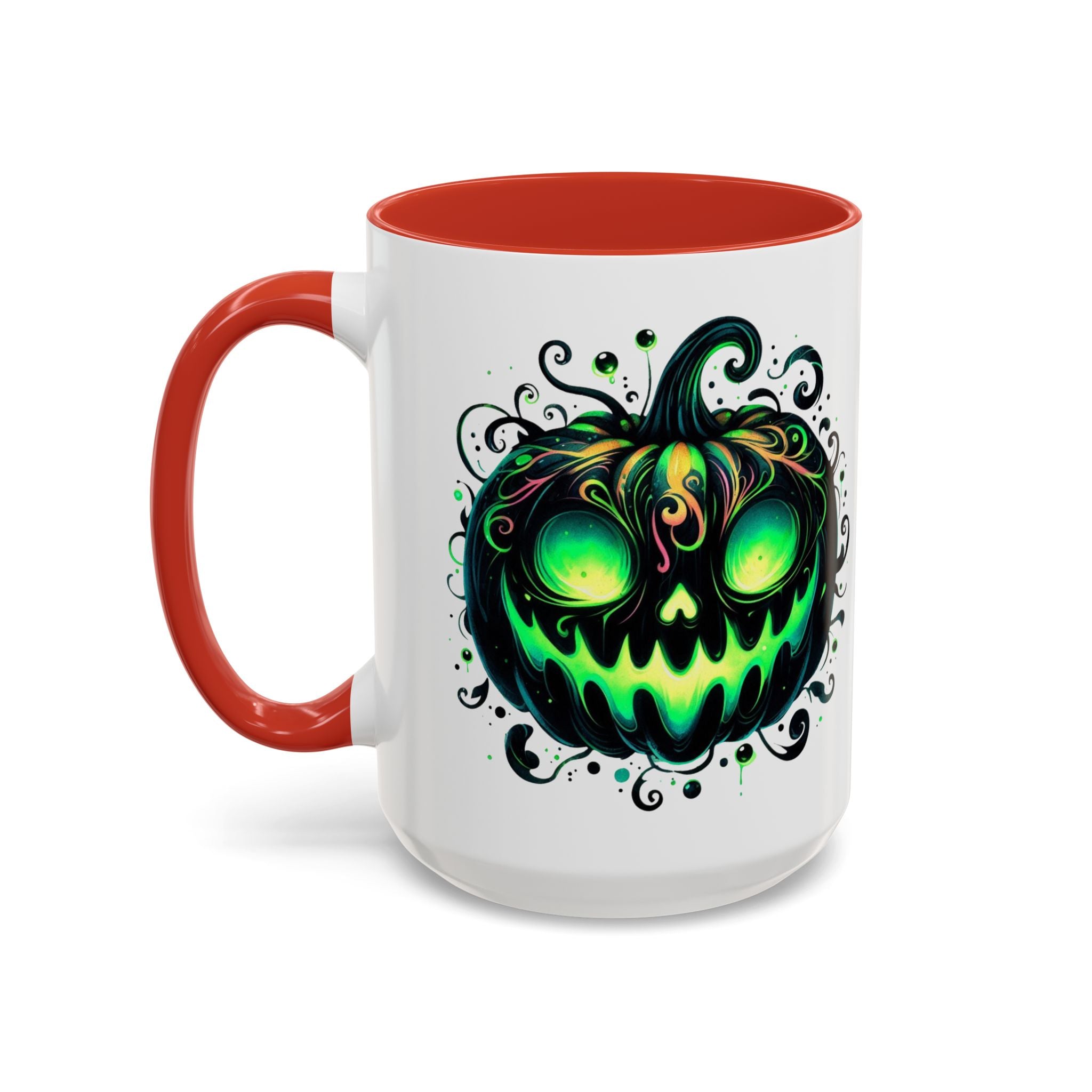 Spooky Pumpkin Accent Coffee Mug – Perfect for Halloween Lovers