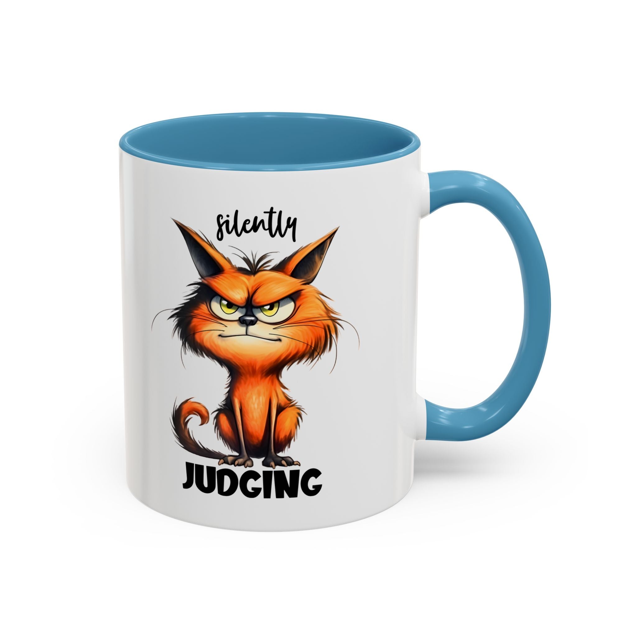sarcasm attitude  Cat Coffee Mug - Just Judging - Perfect Gift for Cat Lovers, Pet Owners, Birthdays,  Funny Mug