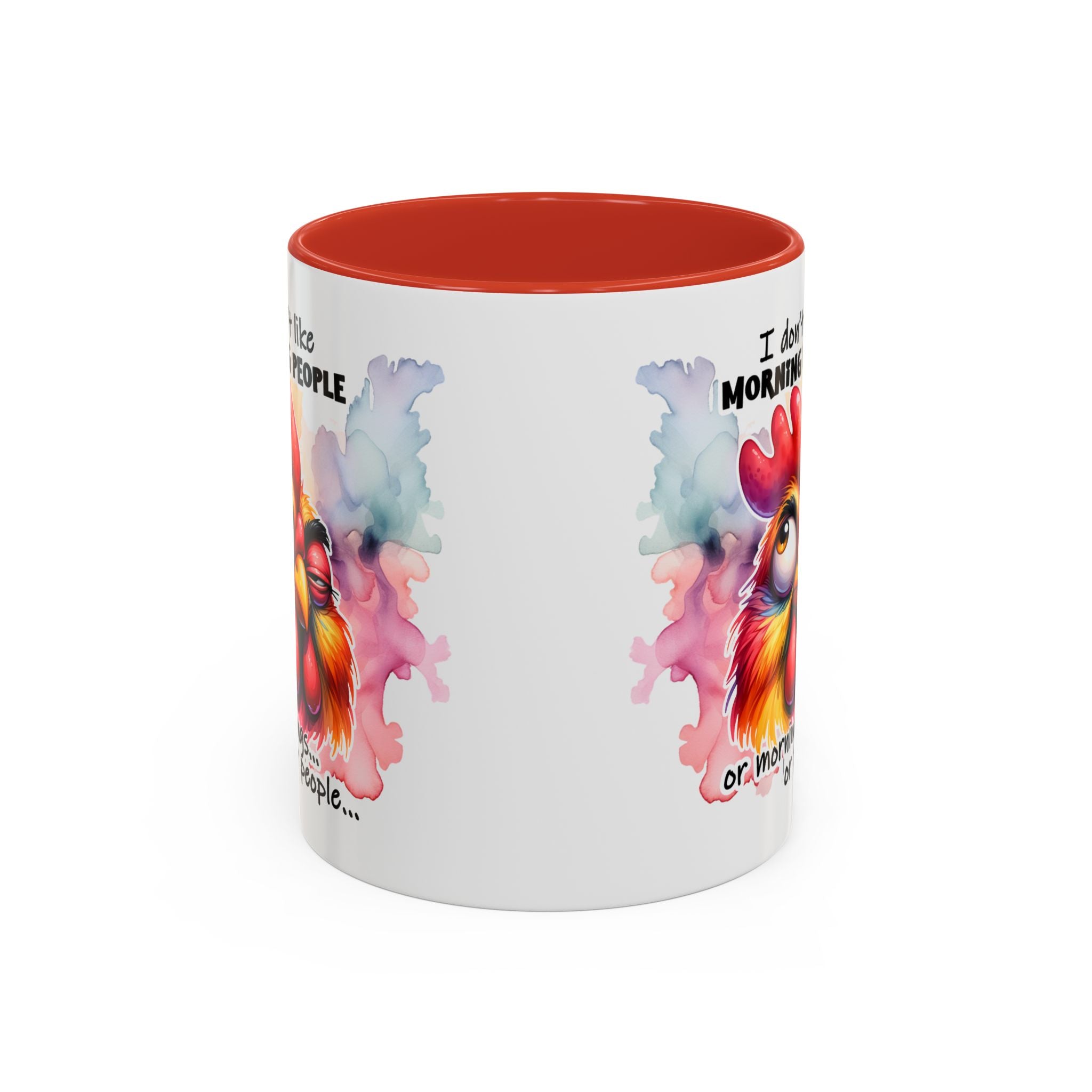 Funny Morning Coffee Mug, Rooster Mug, Gift for Coffee Lovers, Morning People, Humor Mug for Friends
