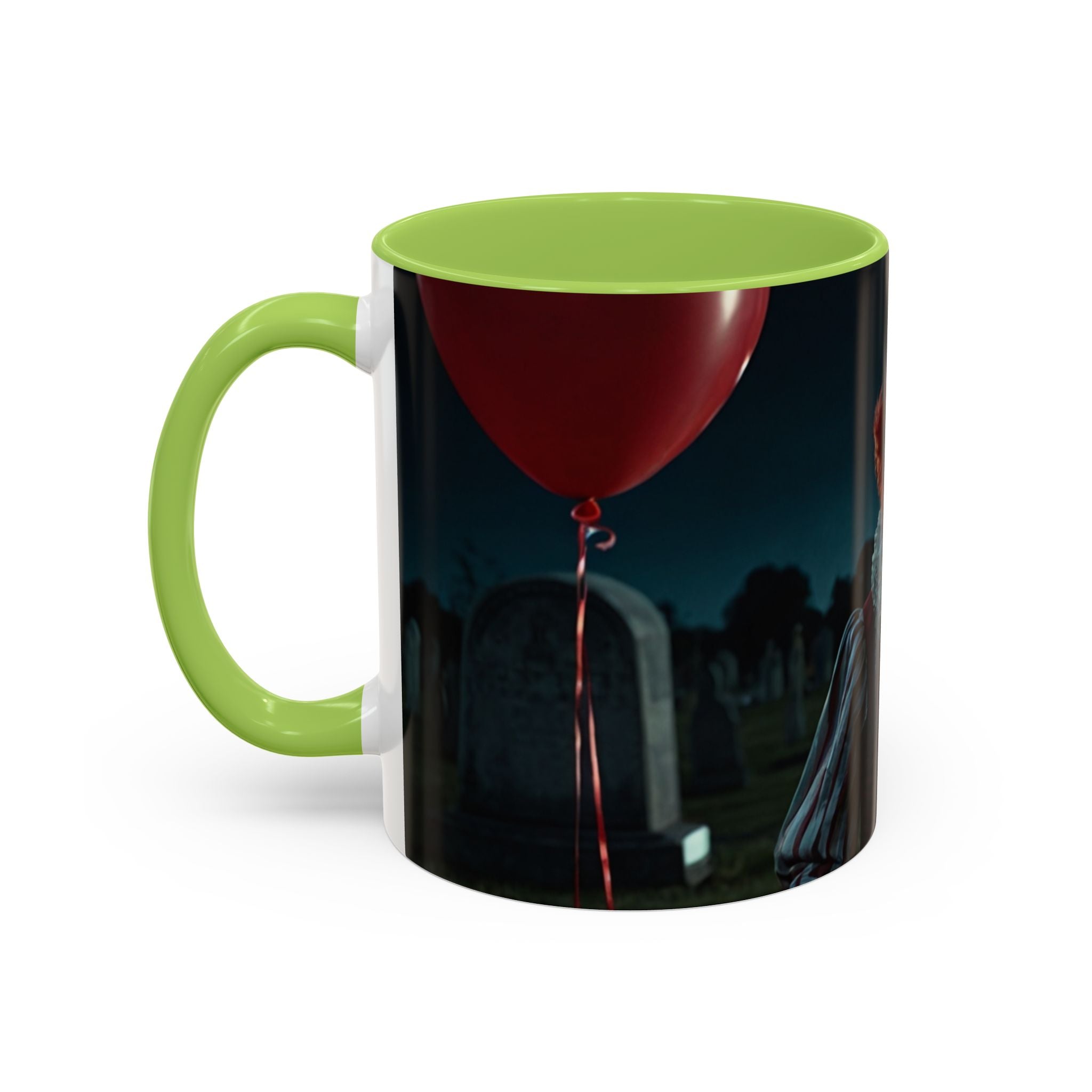 Creepy Clown Coffee Mug - Perfect for Halloween or Horror Fans art