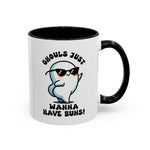 Playful Ghouls Coffee Mug | Fun Halloween Mug, Gift for Ghost Lovers, Cute Drinkware, Spooky Decor, Halloween Party