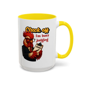 Funny Cluck Off Coffee Mug - Perfect for Chicken Lovers, Gag Gifts, Office Humor, and Birthdays