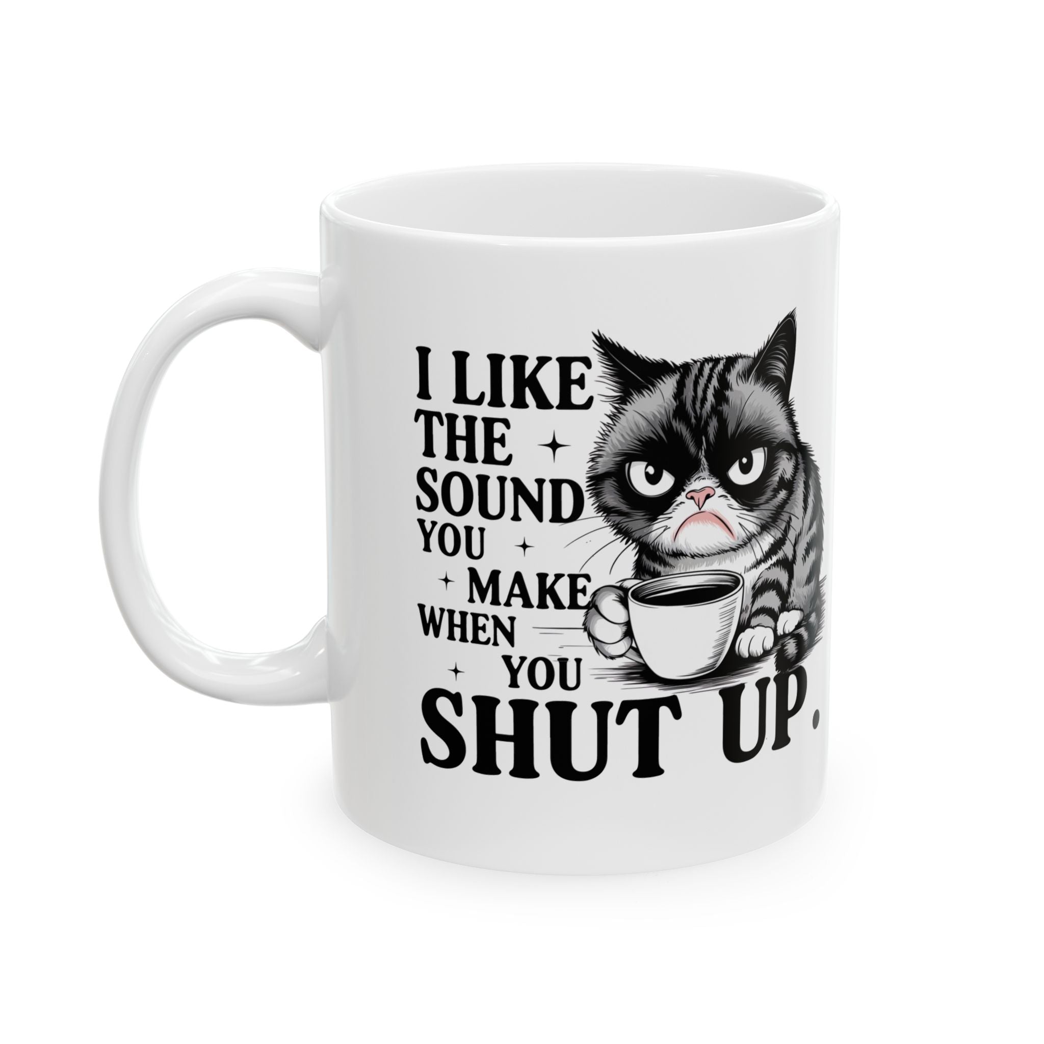 Funny attitude  Cat coffee Mug - Perfect Gift for Cat Lovers, Coffee Lovers Humor